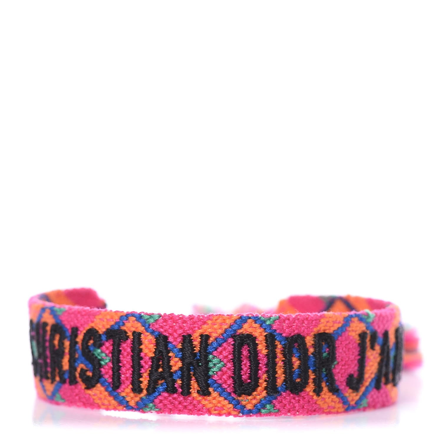 Christian Dior Woven Cotton J'Adior Friendship Bracelet 1 of 3