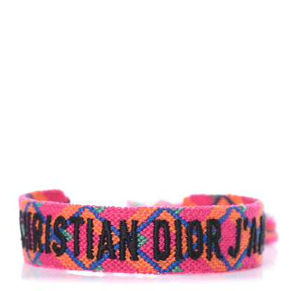 Christian Dior Woven Cotton J'Adior Friendship Bracelet 1 of 3