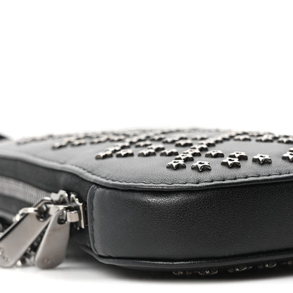 Christian Dior Lambskin Cannage Lucky Star Studded Lady Dior Phone Holder  Black 9 of 10