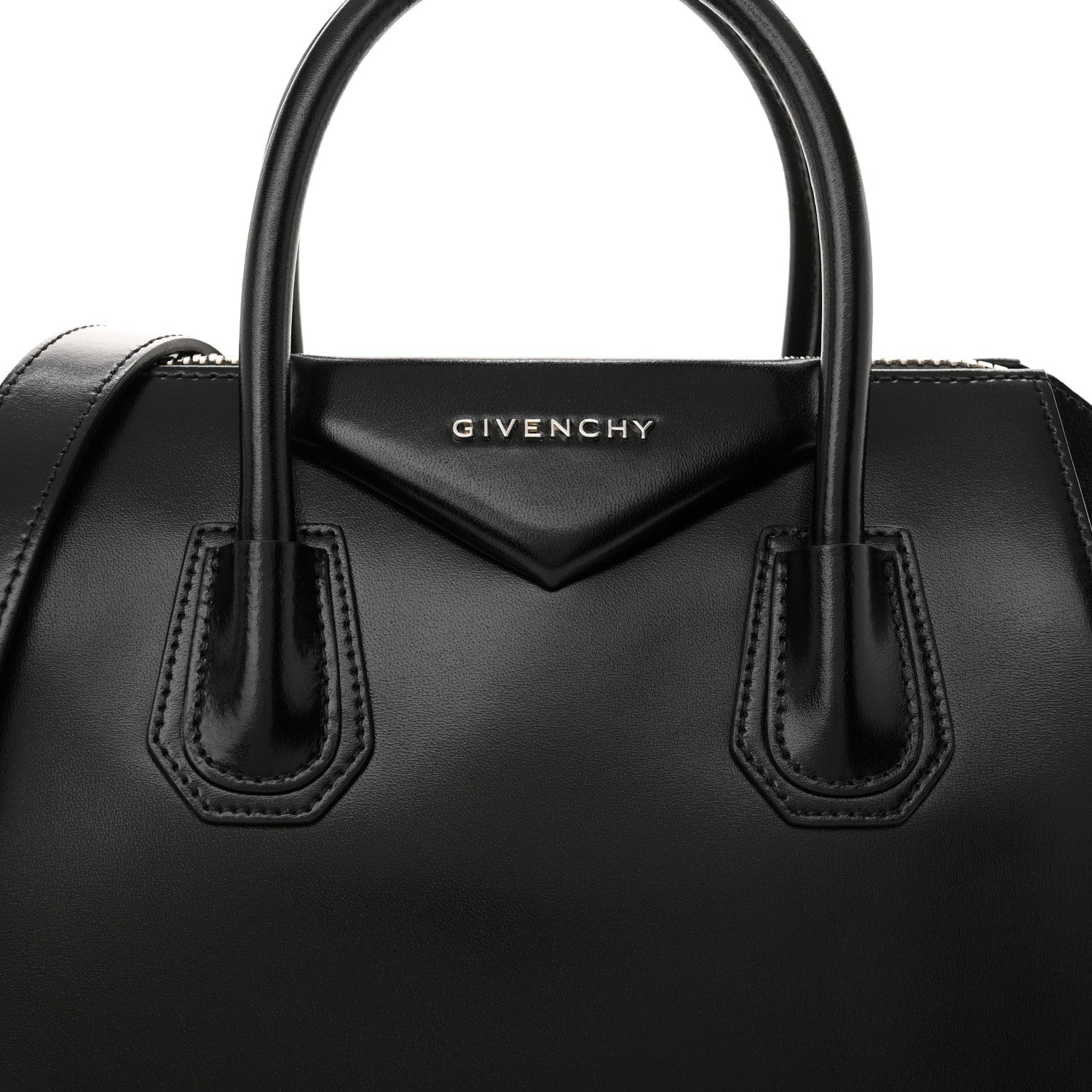 Givenchy Shiny Lord Calfskin Small Antigona Black 7 of 9