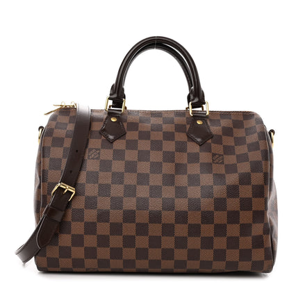 Louis Vuitton Damier Ebene Speedy Bandouliere 30 1 of 10
