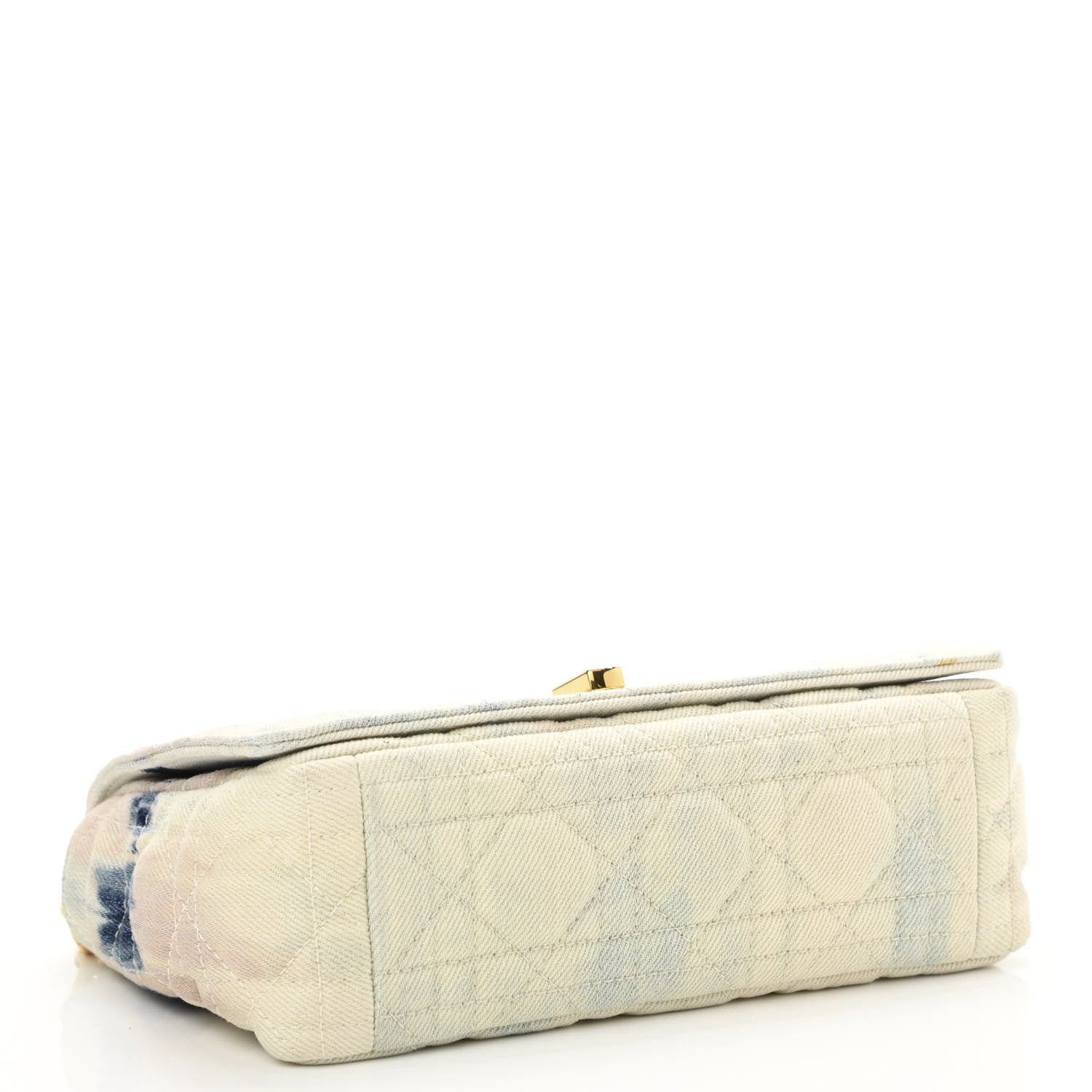 Christian Dior Denim Tie Dye Cannage Small Caro Bag Multicolor 4 of 14
