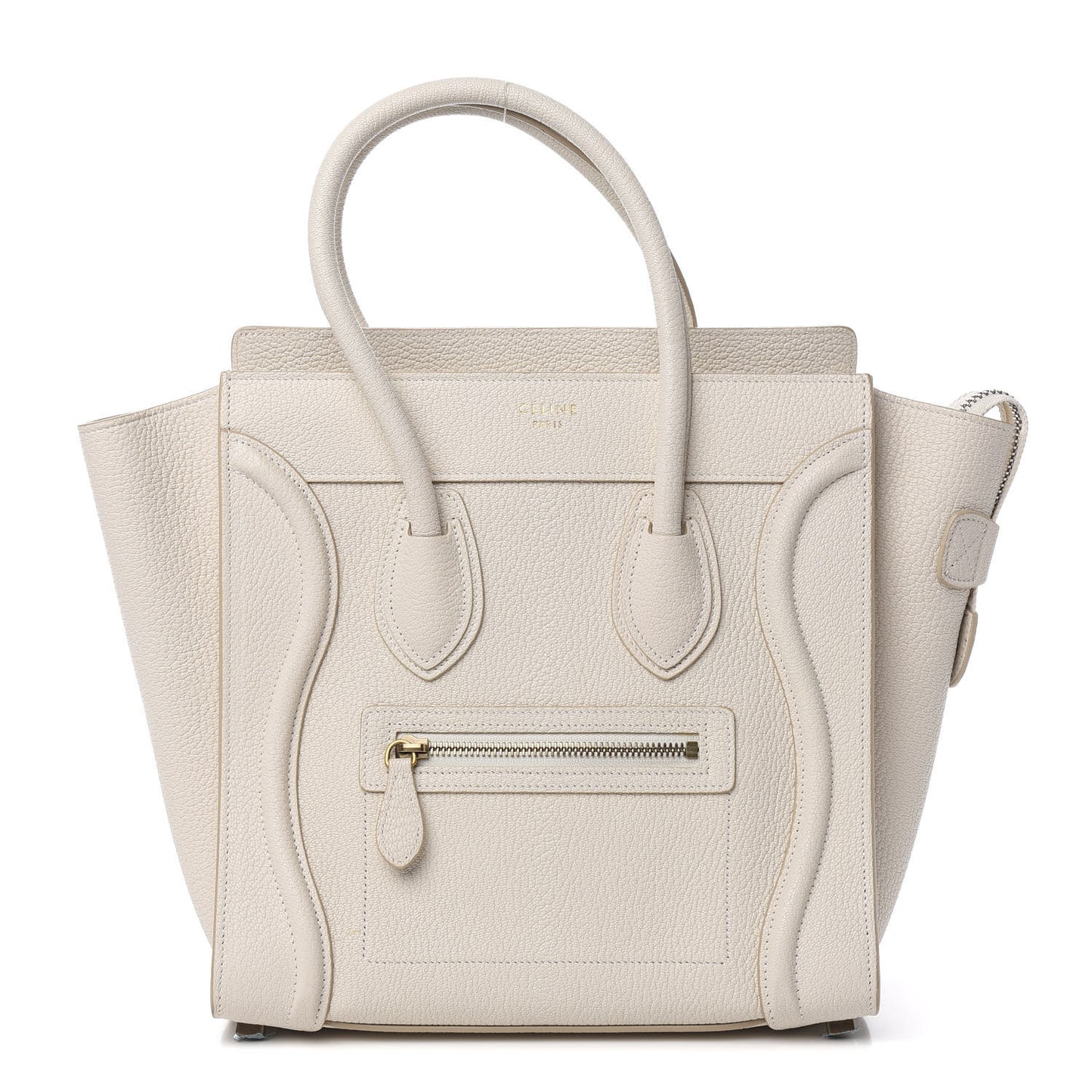Goatskin Micro Luggage White
