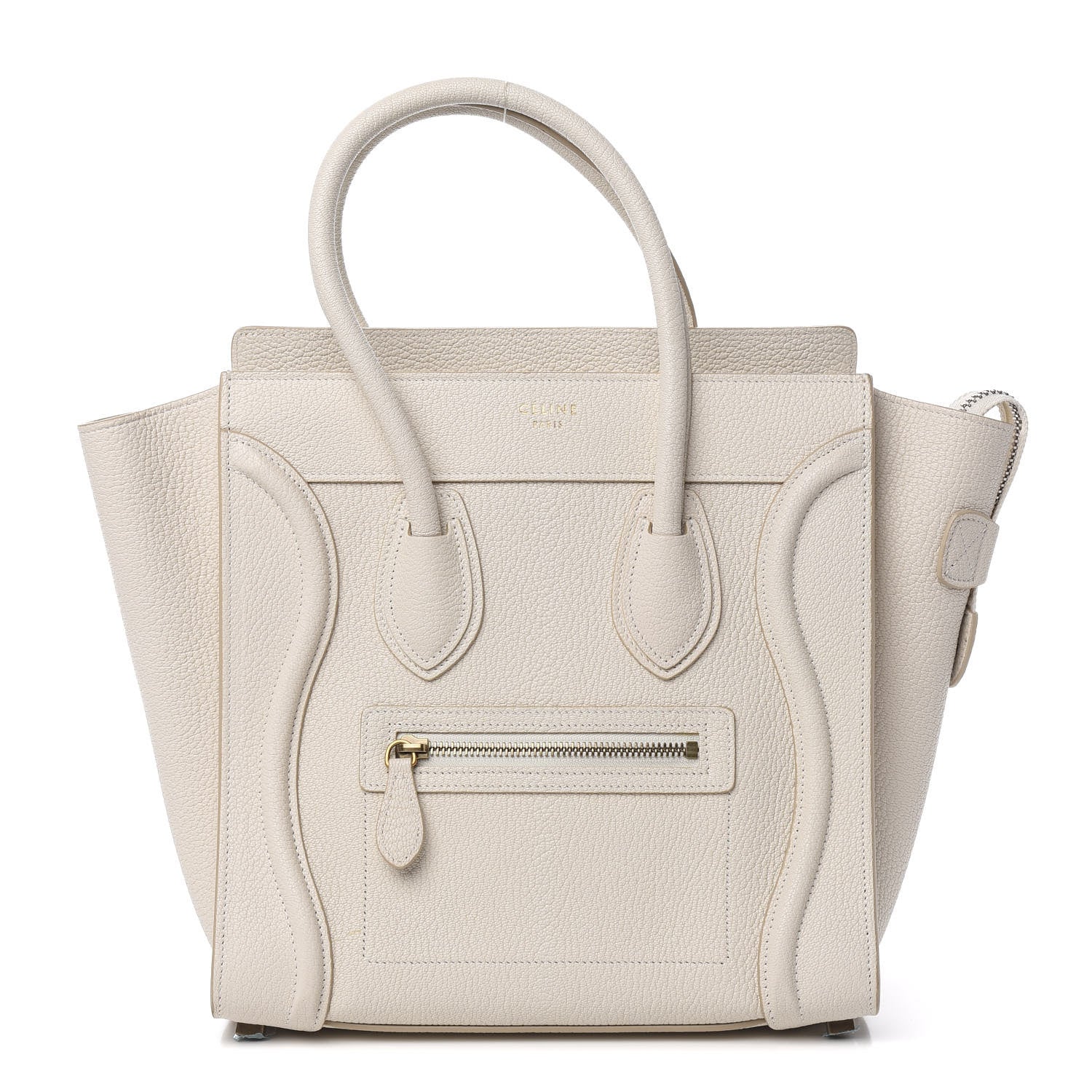 Celine Goatskin Micro Luggage White 1 of 11