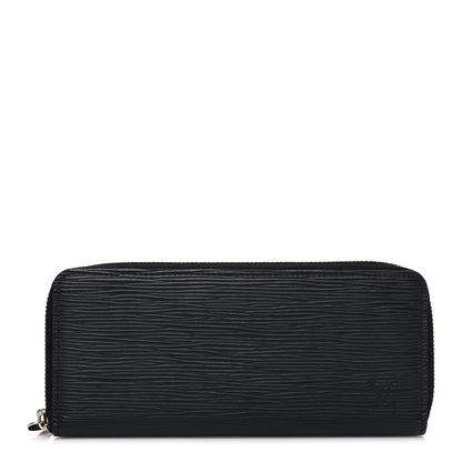 Louis Vuitton Epi Clemence Wallet Black 1 of 7