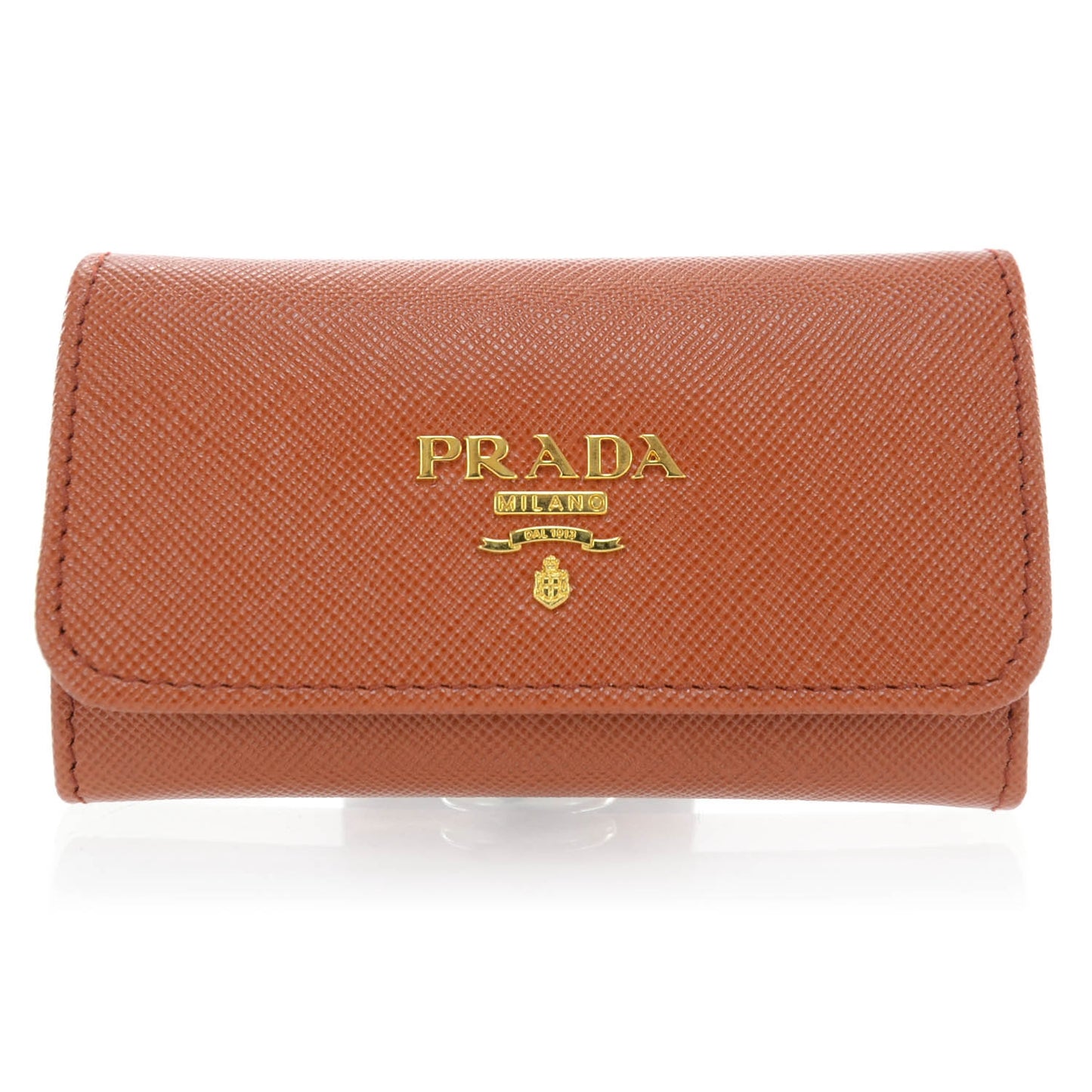 Saffiano Metal 6 Key Holder Rame