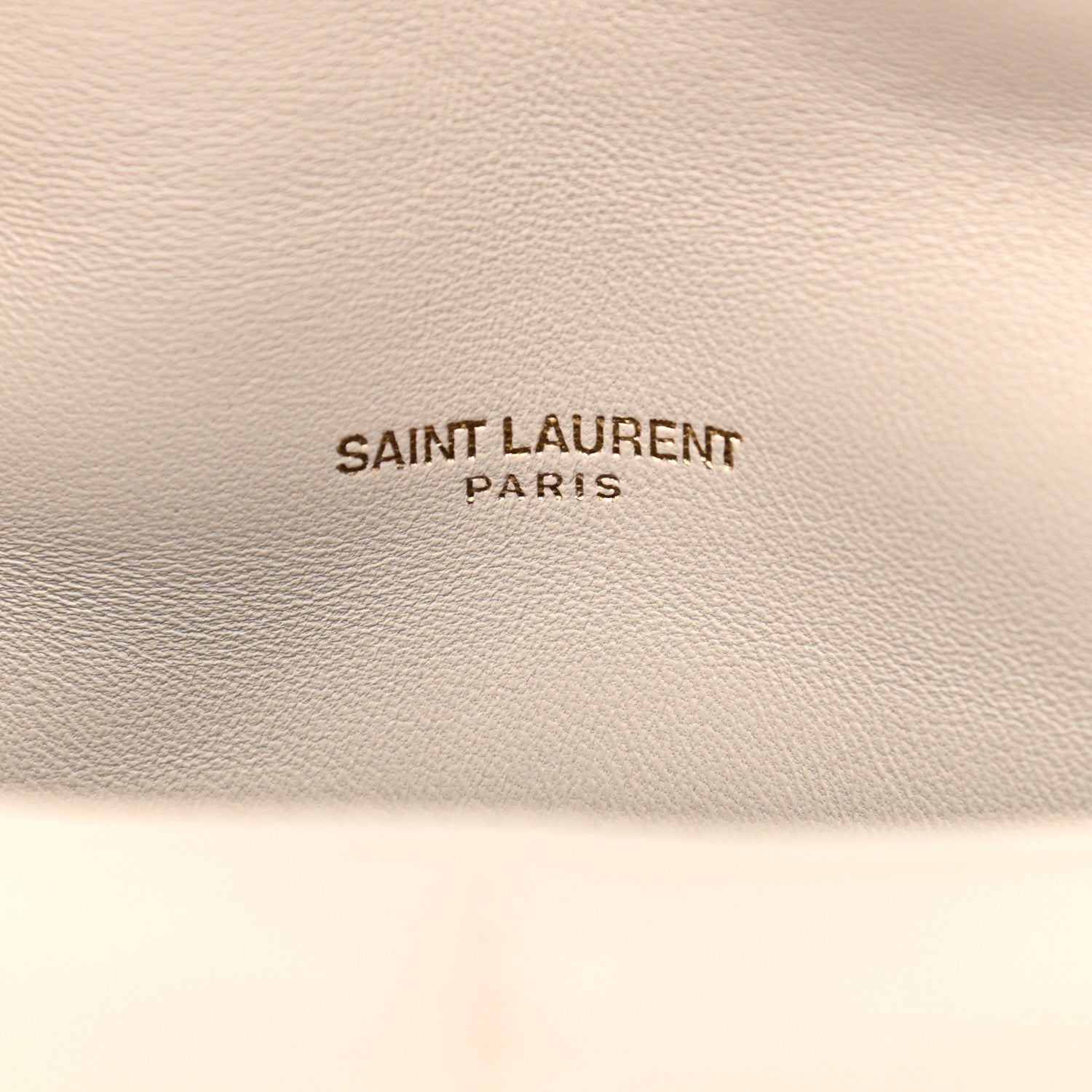 Saint Laurent Lambskin Quilted Toy Loulou Puffer Monogram Chain Satchel Blanc Vintage 5 of 11