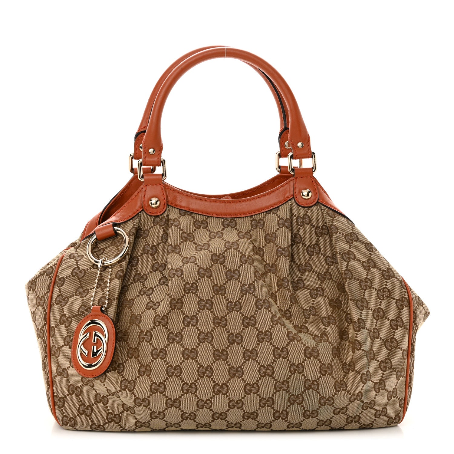 Gucci Monogram Medium Sukey Tote Orange 1 of 12