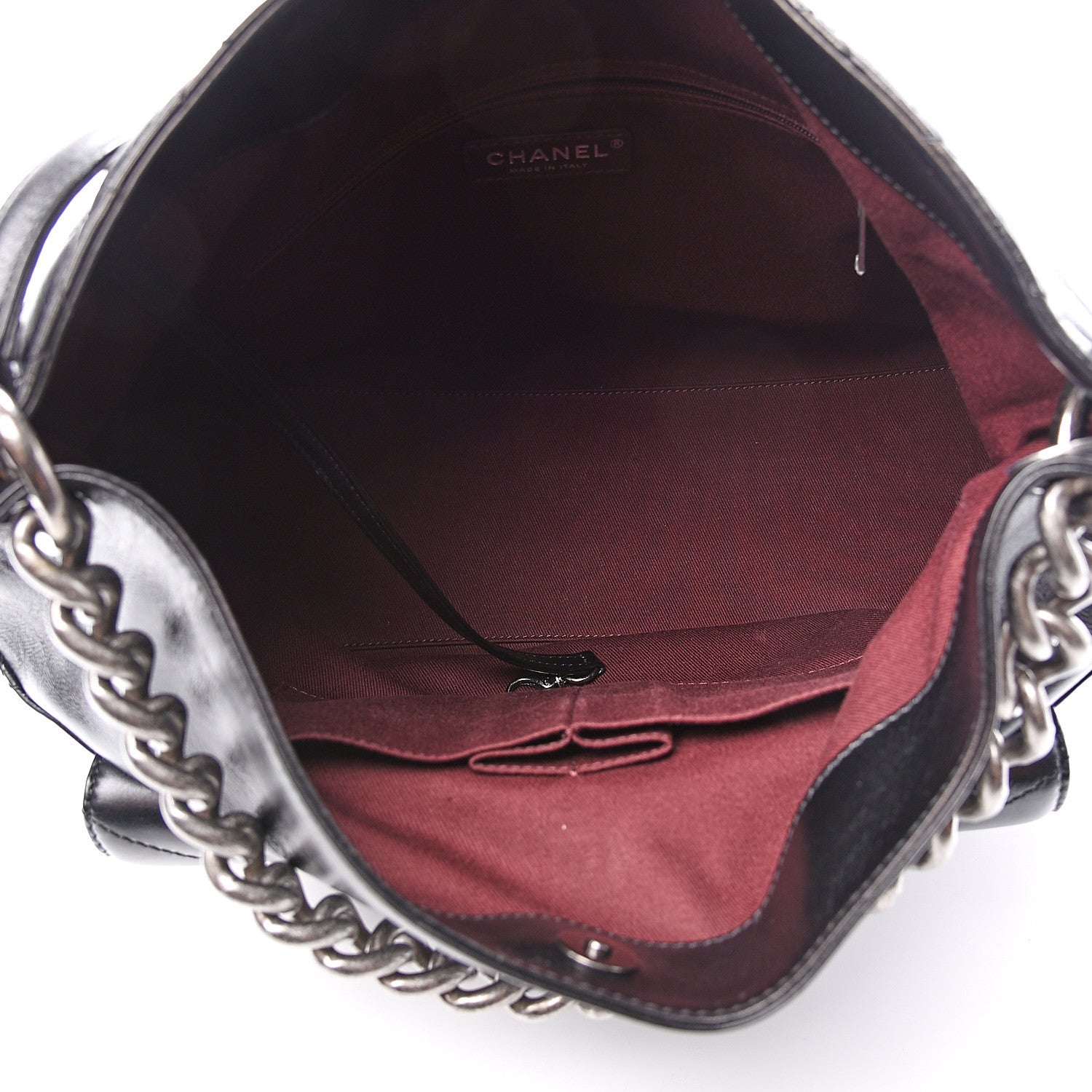 Chanel Aged Calfskin Quilted Mad About Quilting Hobo Black 4 of 9