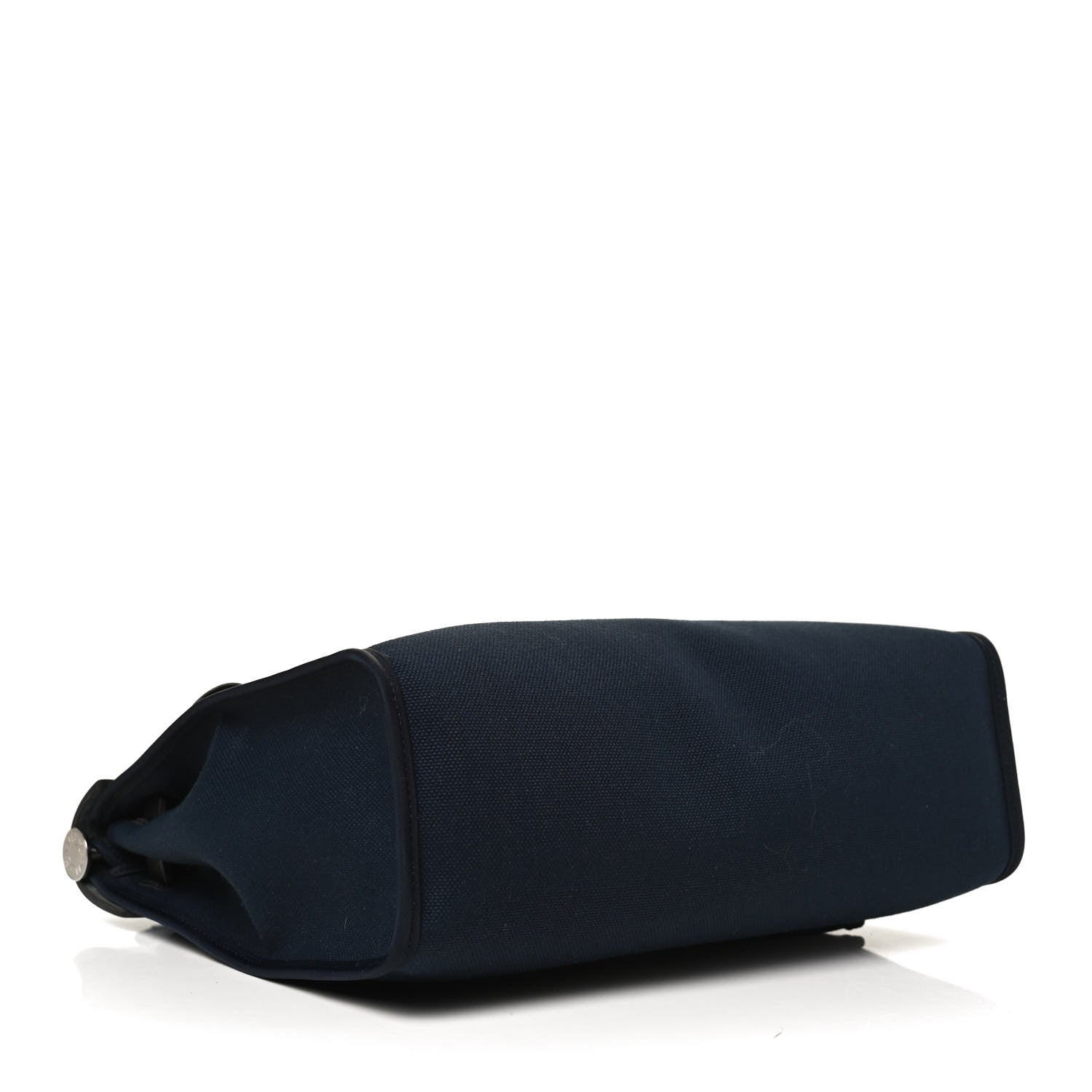 Hermes Military Toile Vache Hunter Herbag Zip PM 31 Black Bleu Indigo 4 of 10