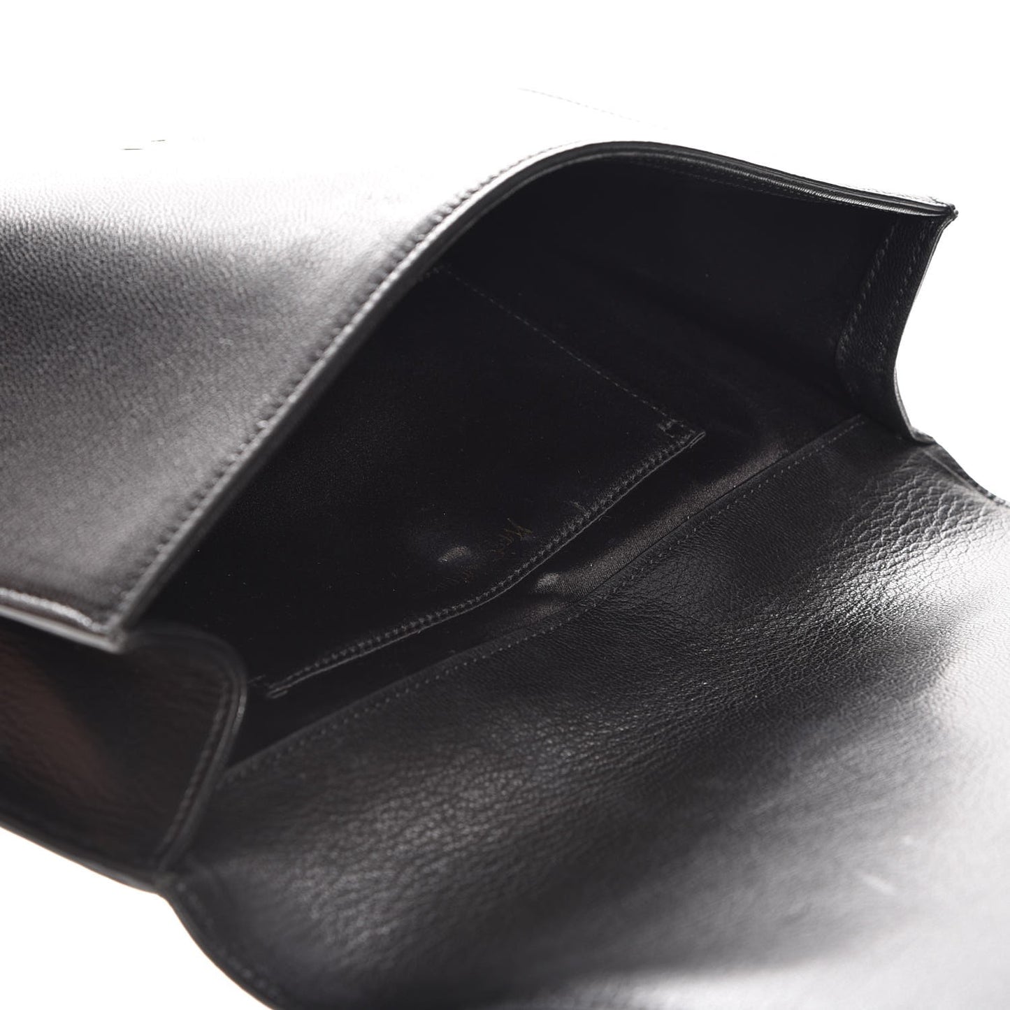 Goatskin Monogram Large Belle De Jour Clutch Black