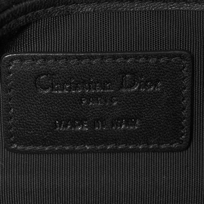 Christian Dior Lambskin Cannage Lady Dior Convertible Clutch Black 7 of 14