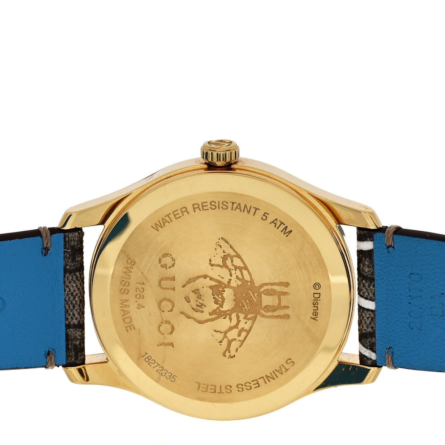 X DISNEY Stainless Steel Canvas 38mm G-Timeless Donald Duck Quartz Watch