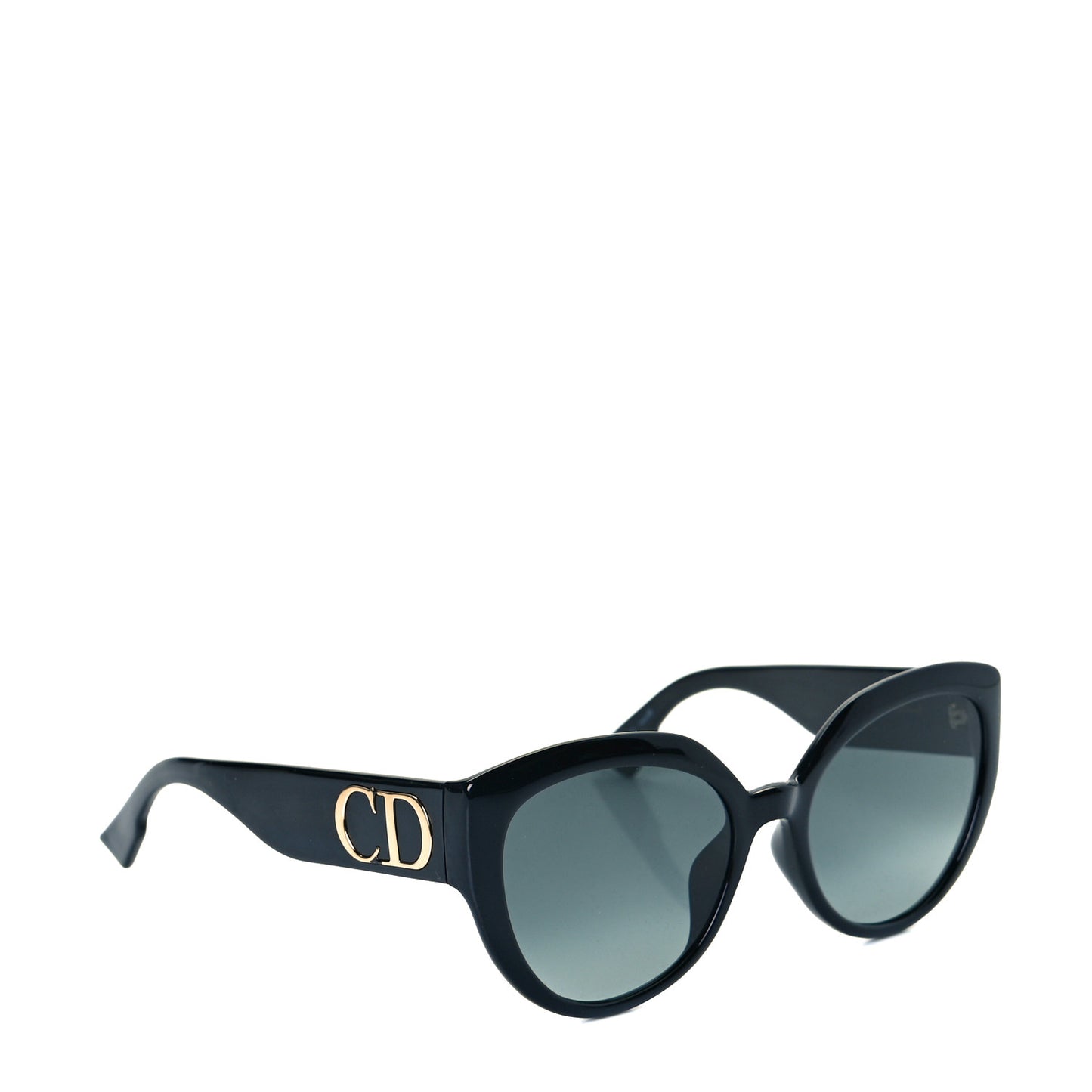 Acetate DDior Cat Eye Sunglasses Black