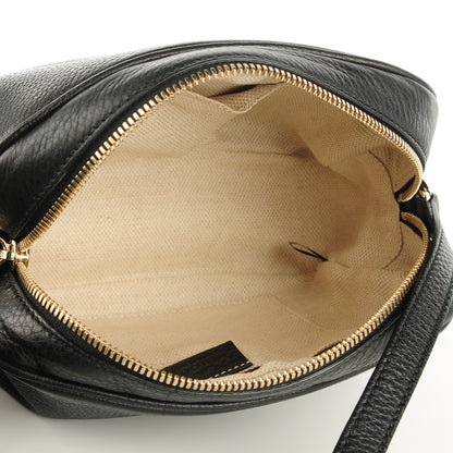 Gucci Pebbled Calfskin Small Soho Disco Bag Black 5 of 7