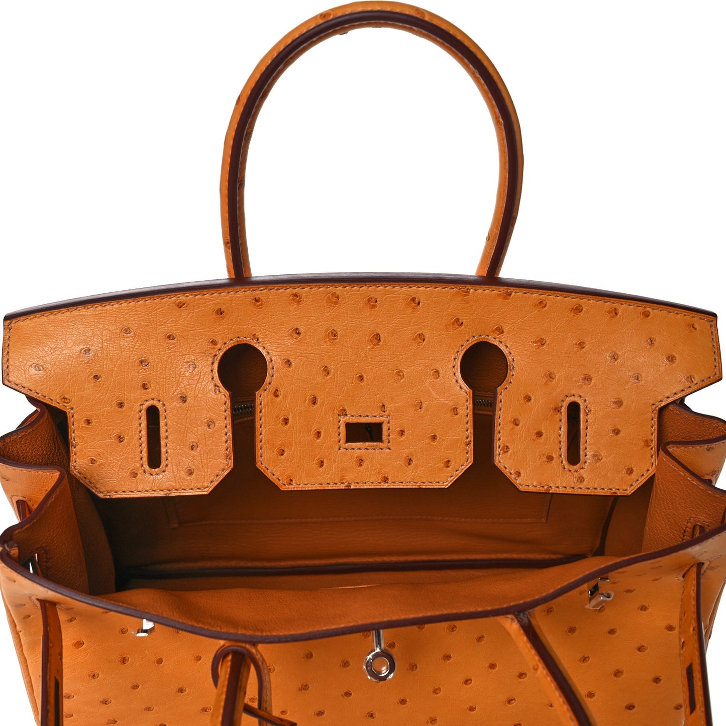 Ostrich Birkin 30 Abricot