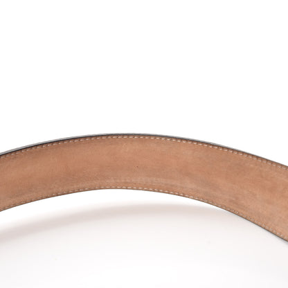 Gucci Calfskin Web Interlocking G Belt 95 38 Dark Brown 9 of 10