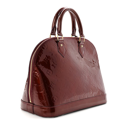 Louis Vuitton Vernis Alma PM Rouge Fauviste 3 of 10