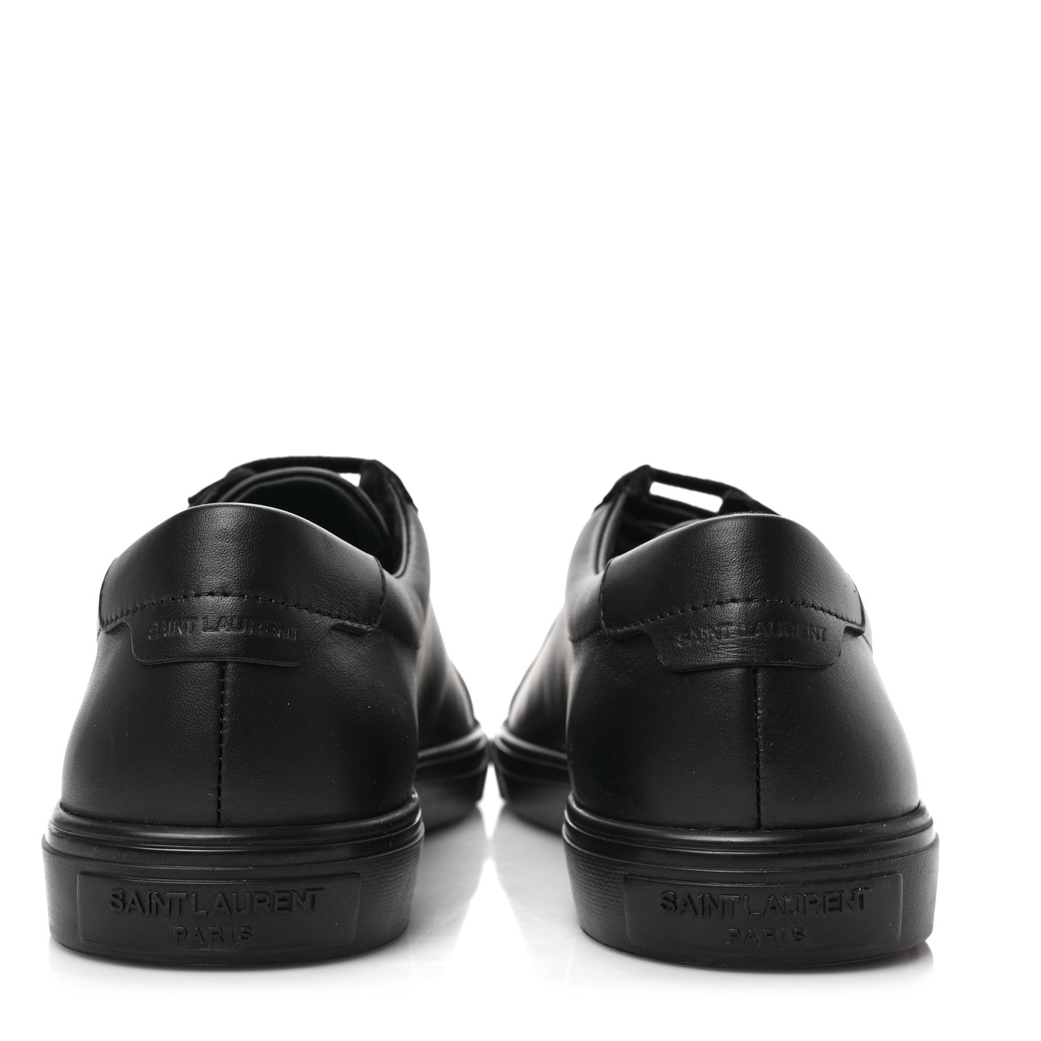 Saint Laurent Calfskin Andy Low Top Sneakers 41 Black 5 of 8