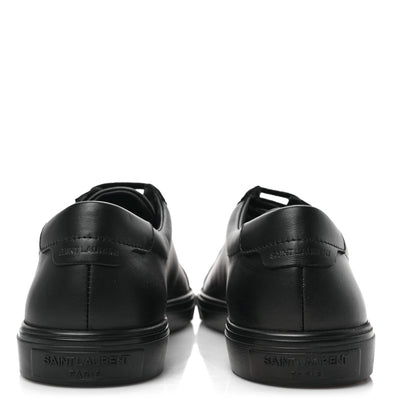 Saint Laurent Calfskin Andy Low Top Sneakers 41 Black 5 of 8