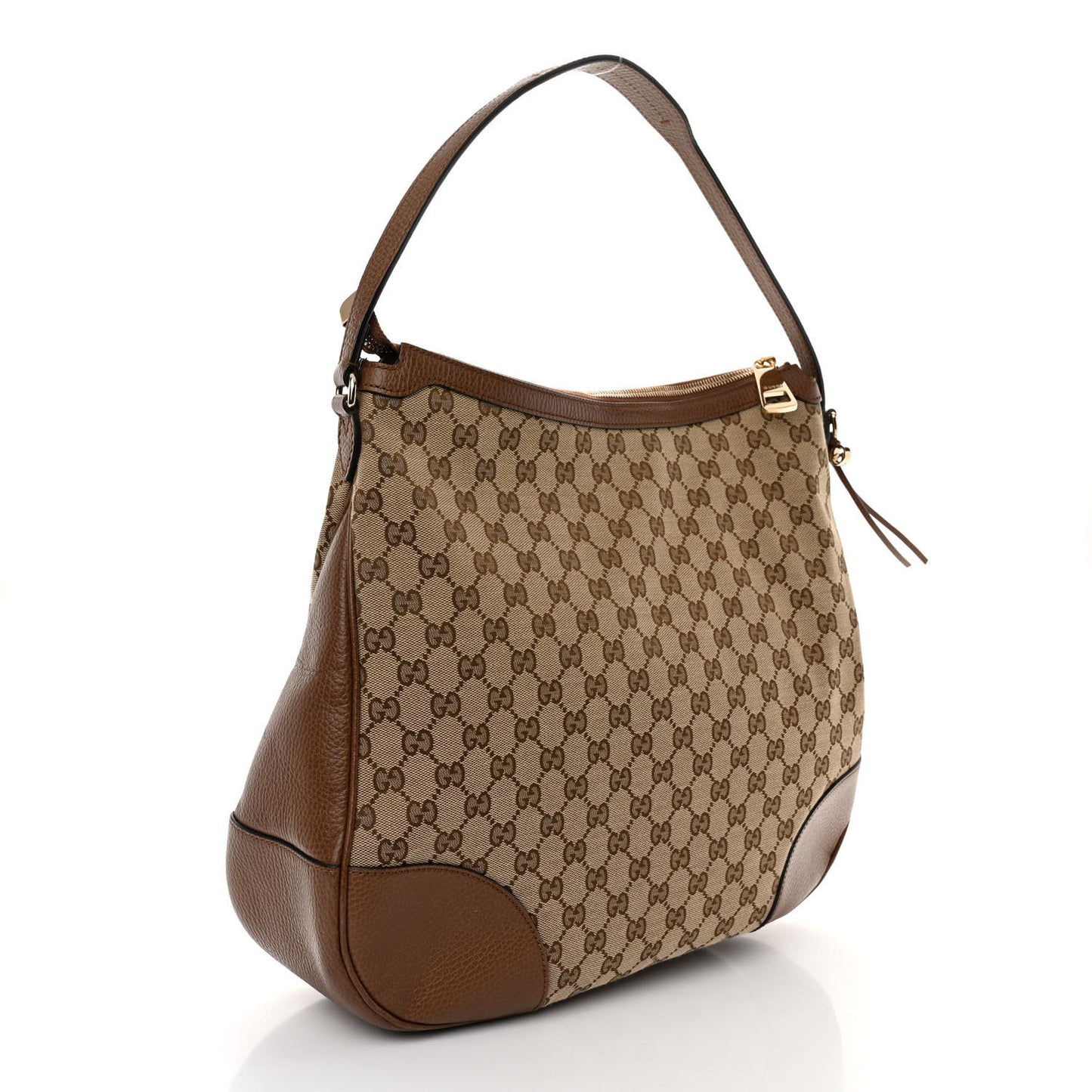 Soft GG Monogram Large Margaux Hobo Brown