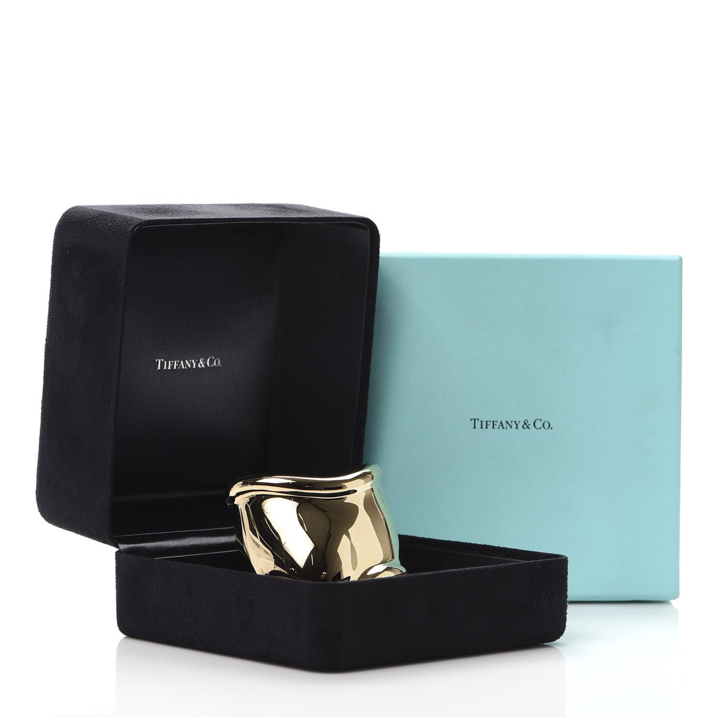 18K Yellow Gold Medium Right Wrist Bone Cuff Bracelet