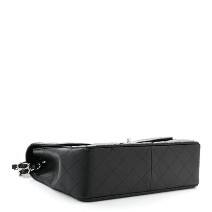 Chanel Caviar Quilted Jumbo Single Flap Black 4 of 10