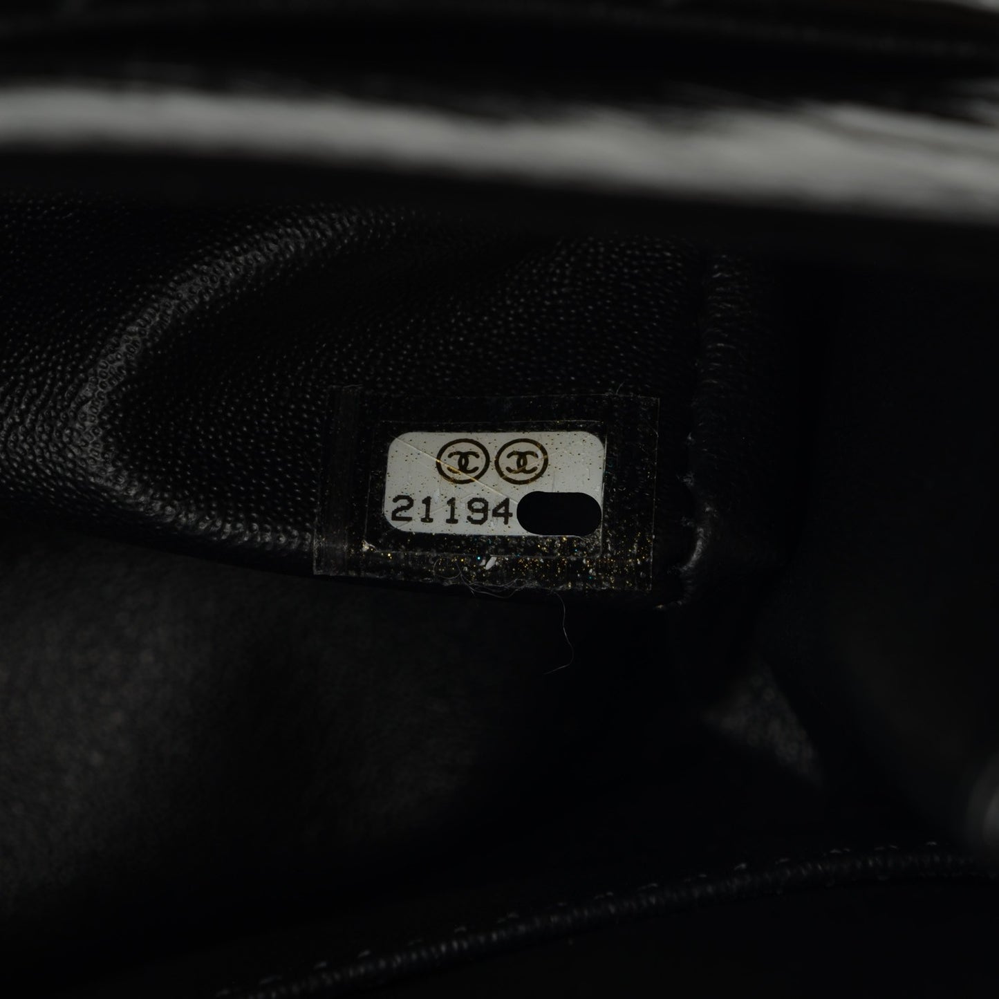 Glazed Calfskin Quilted 2.55 Reissue 225 Flap Black