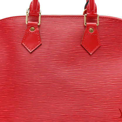Louis Vuitton Epi Alma PM Castillan Red 8 of 16