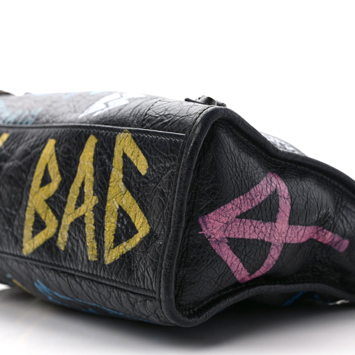 Agneau Graffiti All Over Classic Hardware S City Black Multicolor