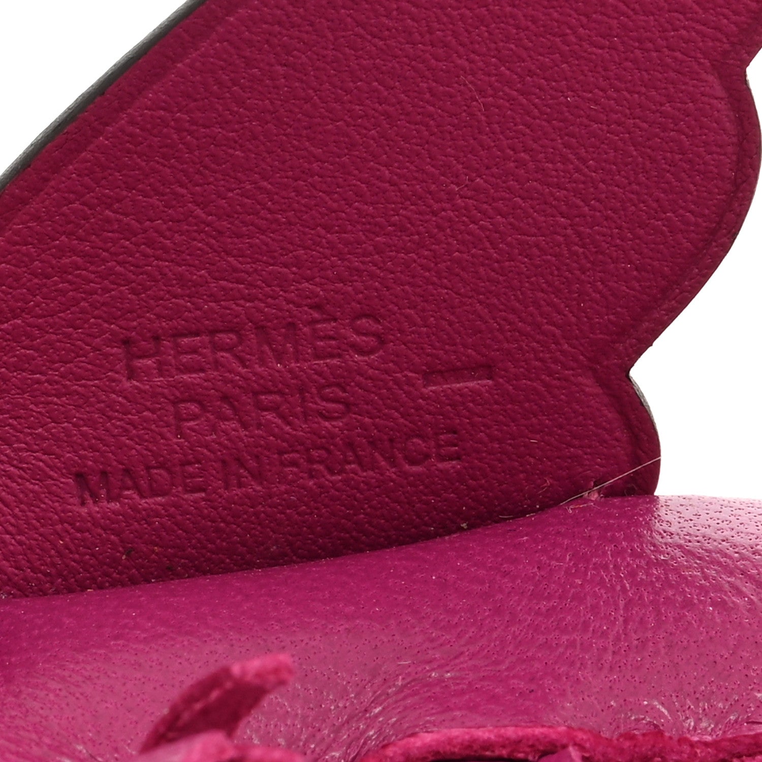 Hermes Milo Lambskin Lizard Touch Grigri Rodeo Pegase Horse Bag Charm PM Rose Poupre 3 of 5