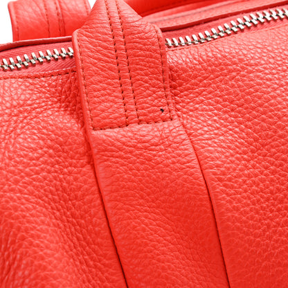 Alexander Wang Pebbled Lambskin Rocco Tangerine Pale Gold Hardware 9 of 10