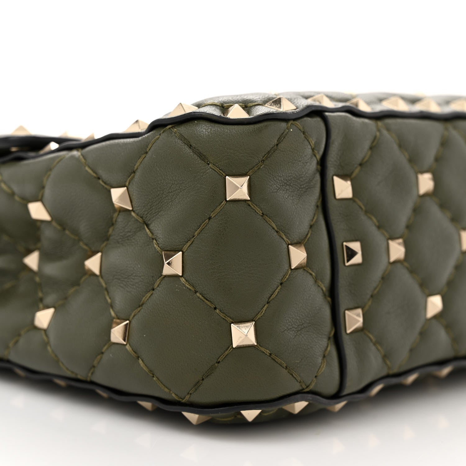 Valentino Garavani Nappa Medium Rockstud Spike Shoulder Bag Oasis 8 of 12
