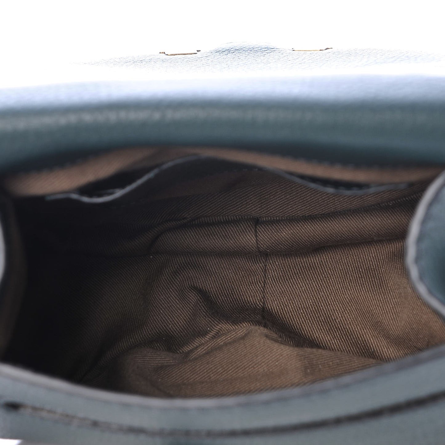 Calfskin Mini Marcie Round Crossbody Bag Teal