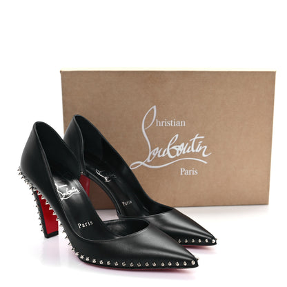 Christian Louboutin Calfskin Vidura 85 Pumps 38.5 Black 9 of 9