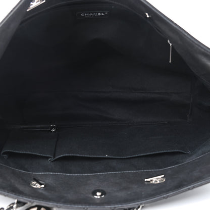 Chanel Calfskin Quilted Large In The Business Tote Black 4 of 9