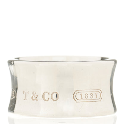 Tiffany Sterling Silver Wide 1837 Ring 60 9.25 5 of 7