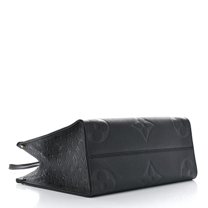 Louis Vuitton Empreinte Monogram Giant OnTheGo MM Black 4 of 9