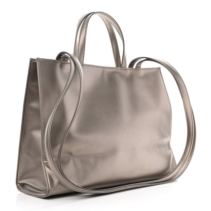 Telfar Metallic Vegan Leather Medium Shopping Bag Bronze 3 of 11