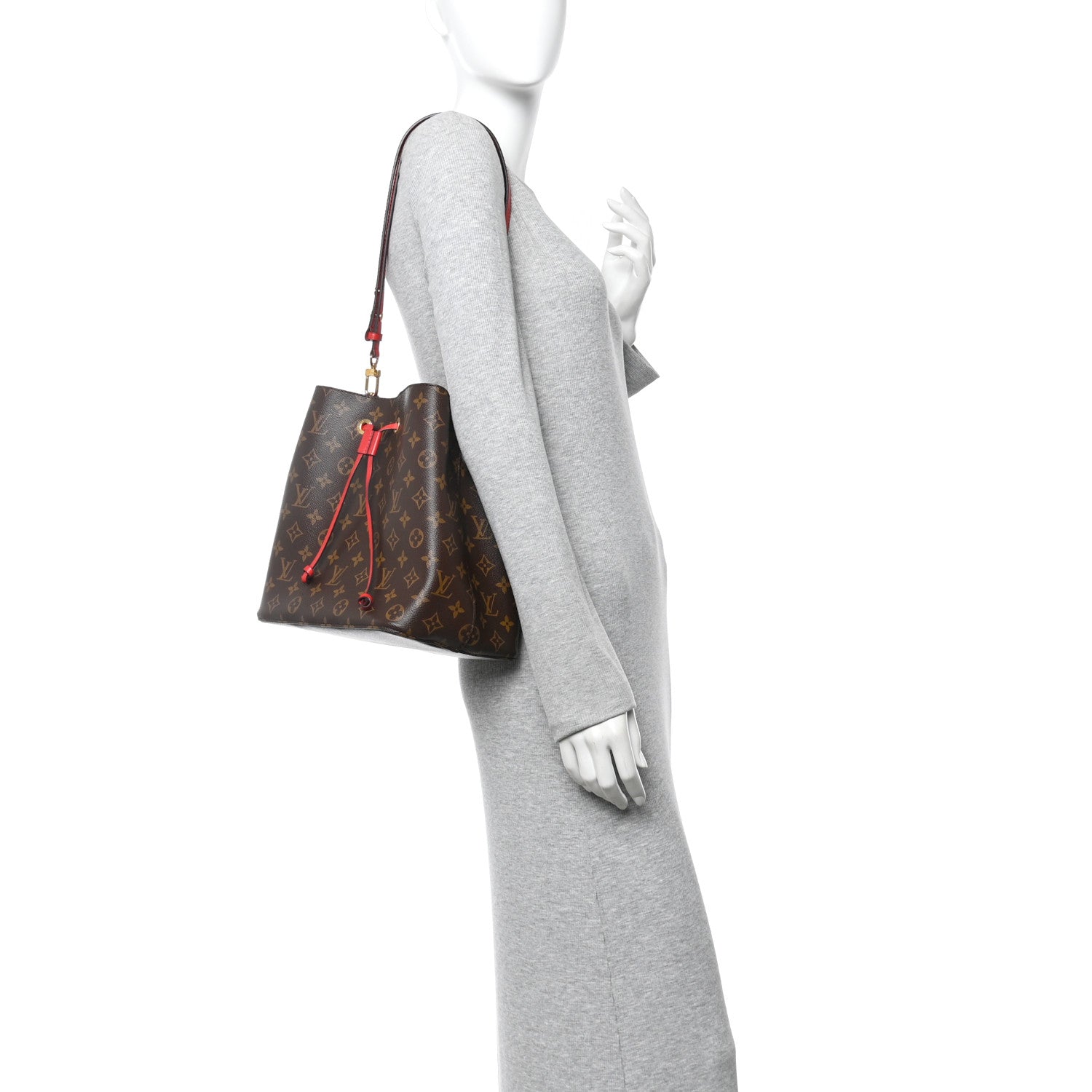 Louis Vuitton Monogram Neonoe MM Coquelicot 2 of 10
