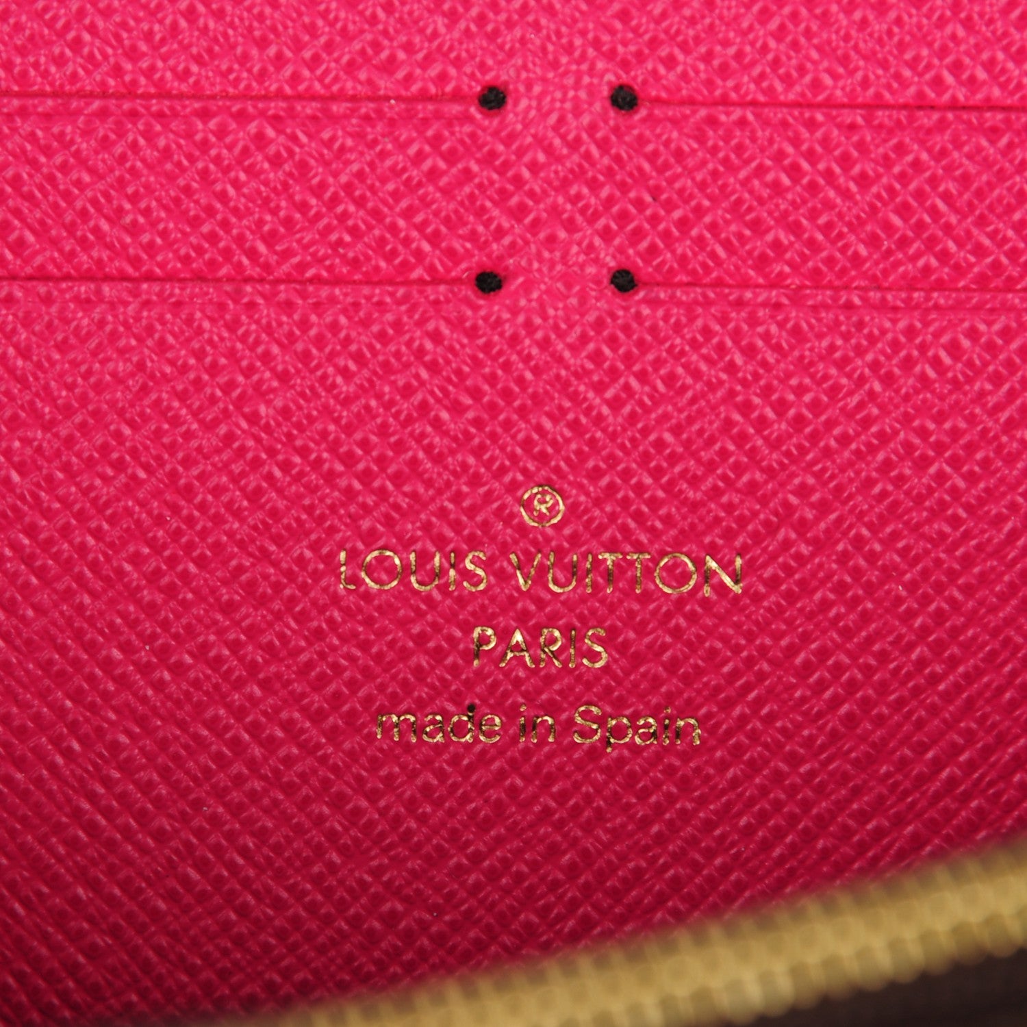 Louis Vuitton Monogram Clemence Wallet Fuchsia 6 of 7