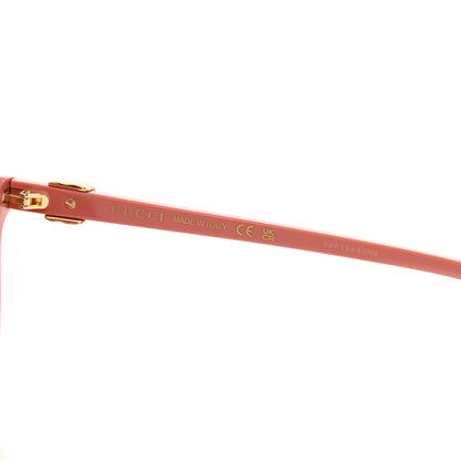 Gucci Acetate Round Sunglasses GG1071S Pink Red 5 of 7
