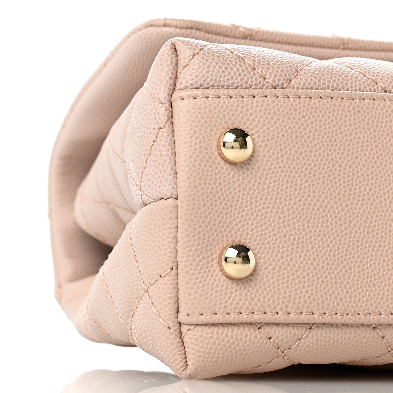 Chanel Caviar Quilted Mini Coco Handle Flap Light Pink 9 of 12