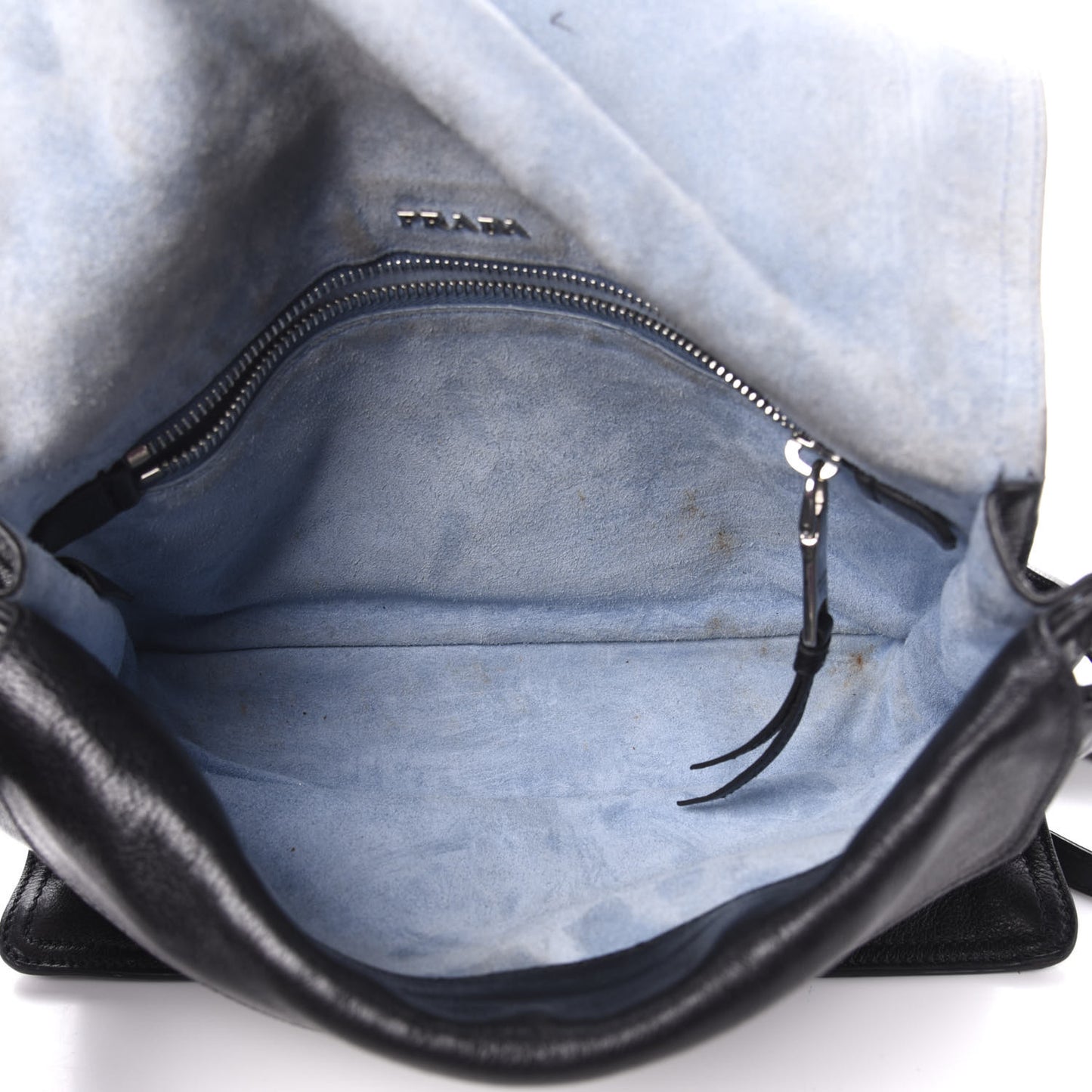 Glace Calf Etiquette Flap Black Astrale