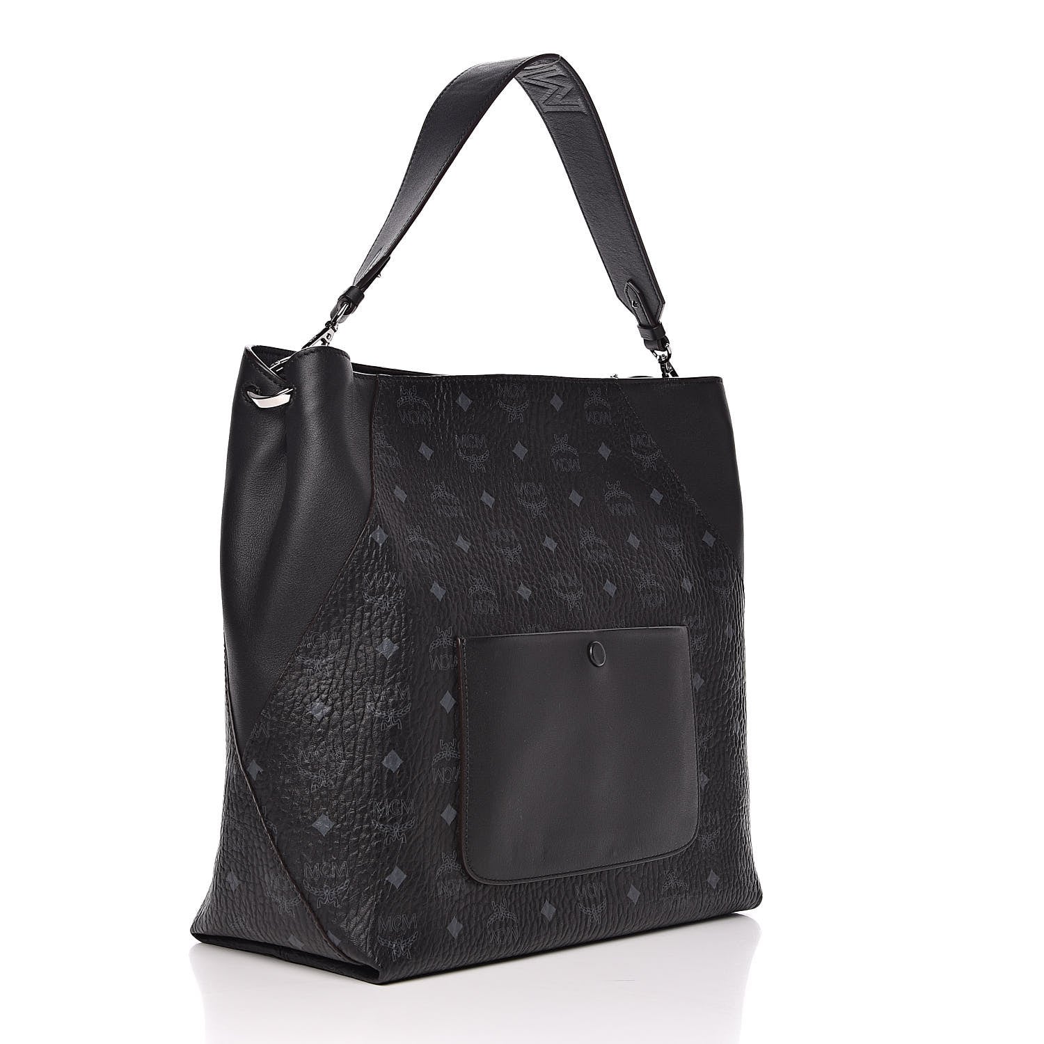MCM Visetos Large Klara Hobo Black 3 of 10