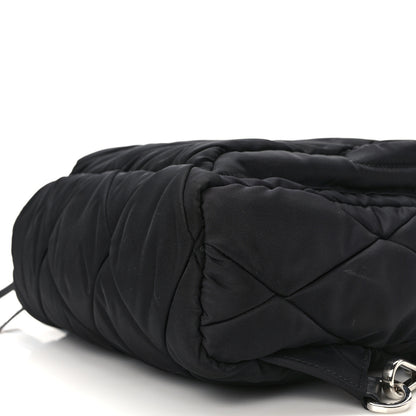 Prada Nylon Tessuto Impuntu Quilted Backpack Black 9 of 9