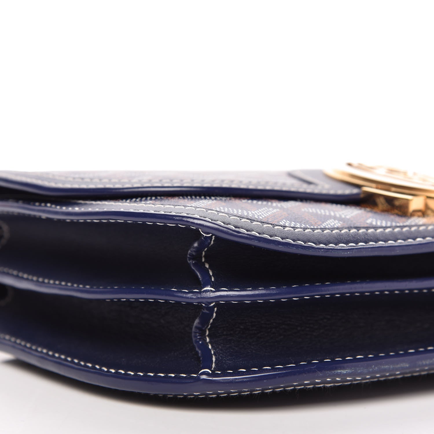 Goyard Goyardine 233 PM Shoulder Bag Navy 7 of 10
