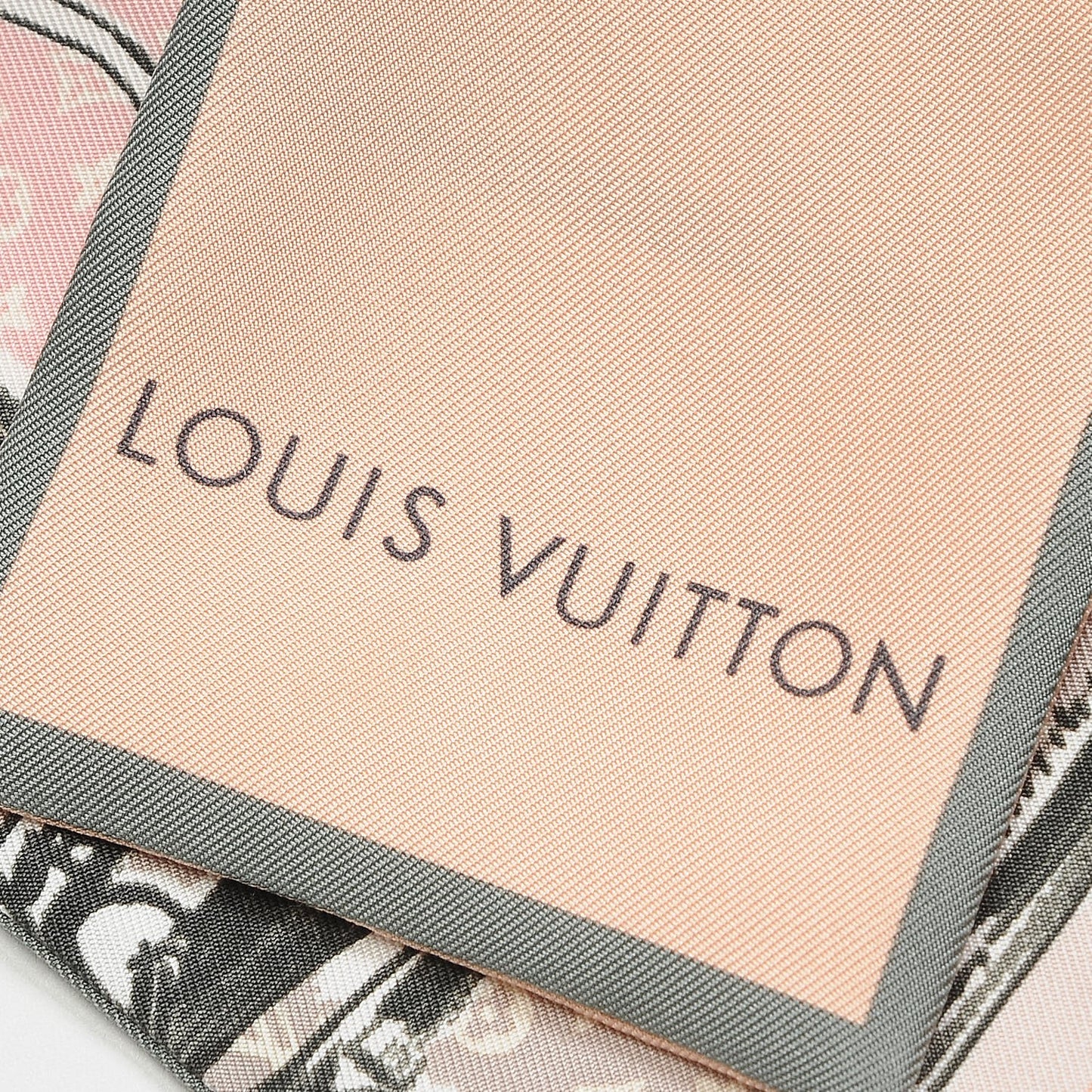 Silk Monogram Trunks Bandeau Rose Poudre
