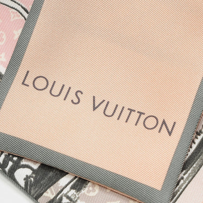 Louis Vuitton Silk Monogram Trunks Bandeau Rose Poudre 3 of 3