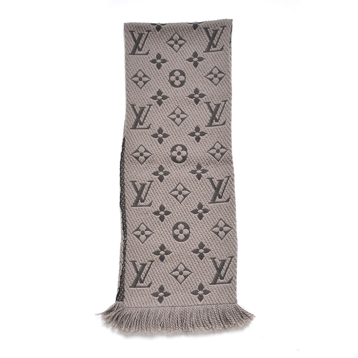 Wool Silk Logomania Scarf Verone